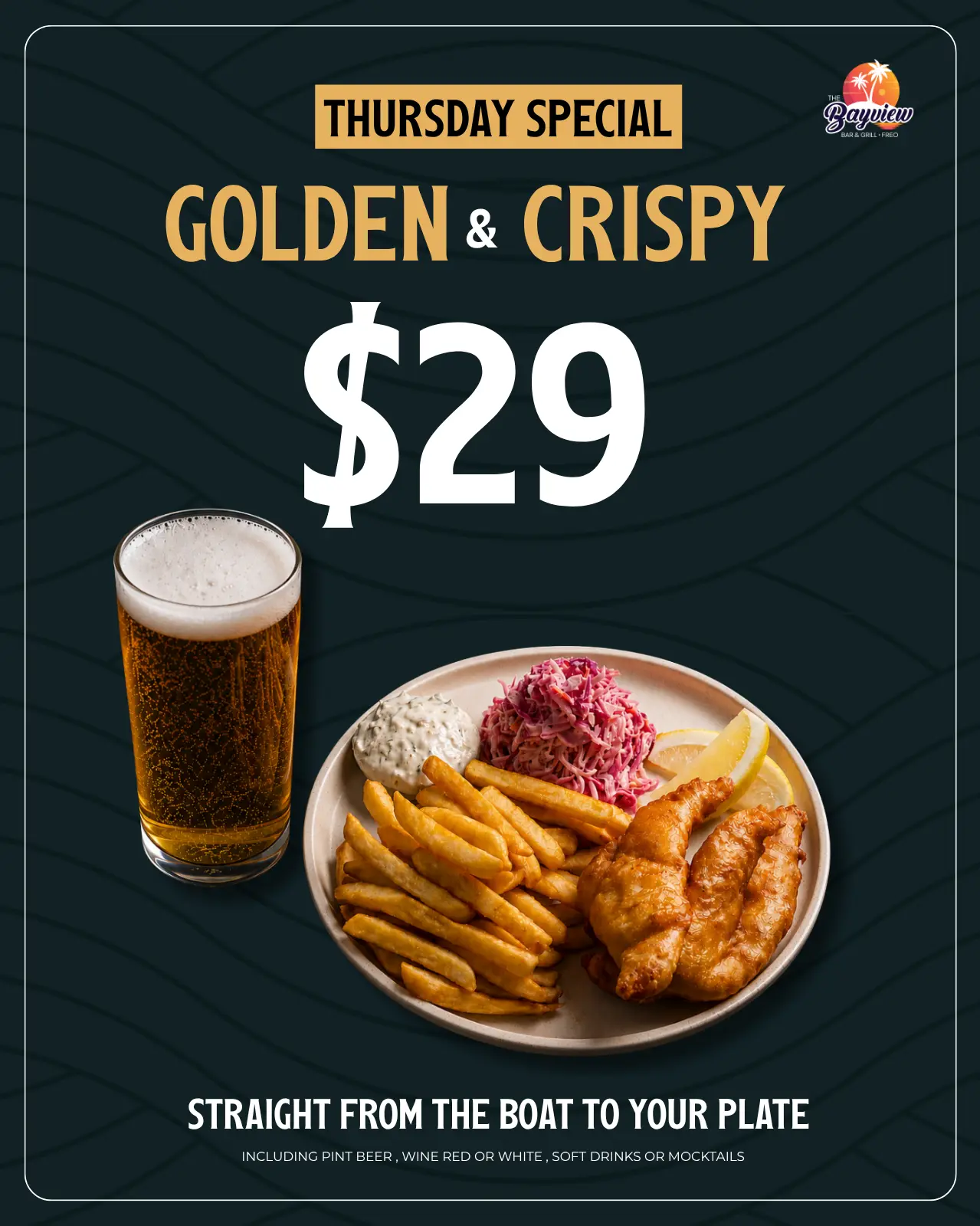 Thursday Special Menu